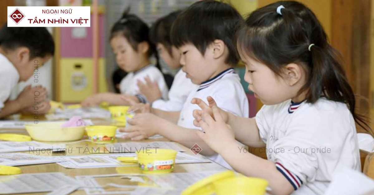 Lớp học tiếng Nhật trẻ em tại quận Bình Thạnh - Ngoại Ngữ TẦM NHÌN VIỆT